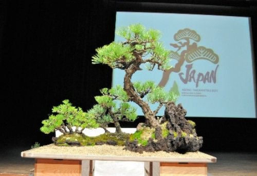 Yoseue arranged by Matsuda in the demonstration of ASPAC Takamatsu